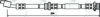 APEC braking HOS3316 Brake Hose